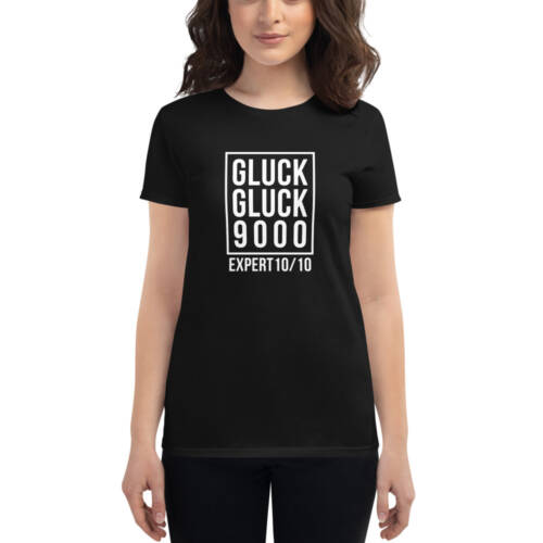 Gluck Gluck 9000 - black t-shirt for women - kinky - BDSM