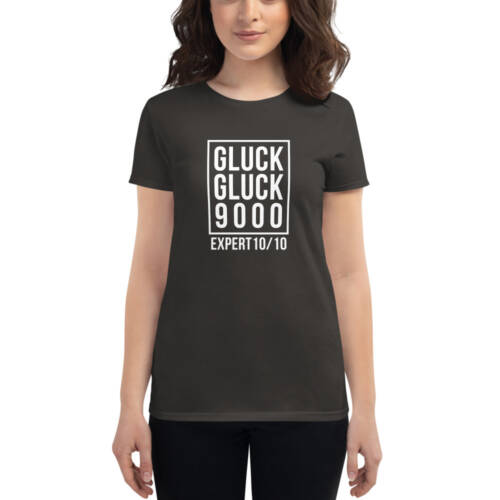 Gluck Gluck 9000 - smoke t-shirt for women - kinky - BDSM