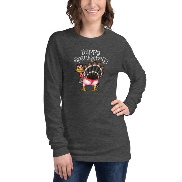 Happy Spanksgiving Long Sleve Tee - Image 7