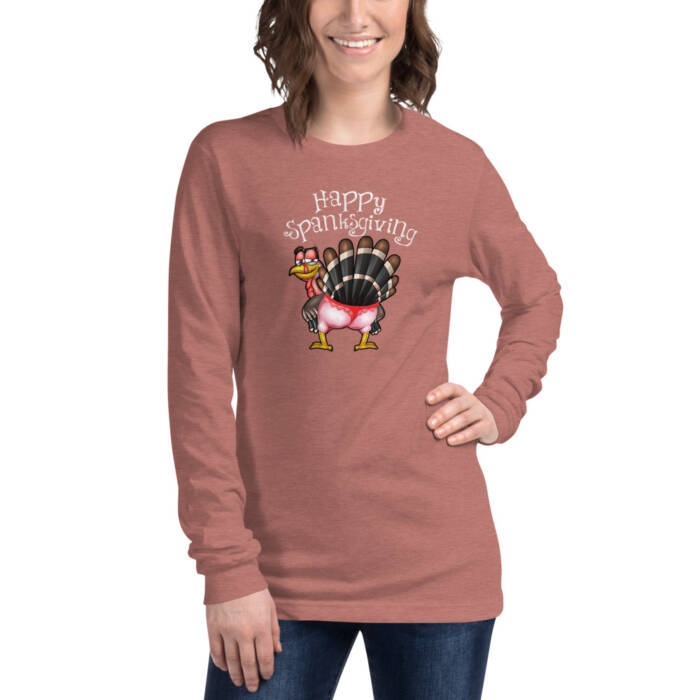 Happy Spanksgiving Long Sleve Tee - Image 4